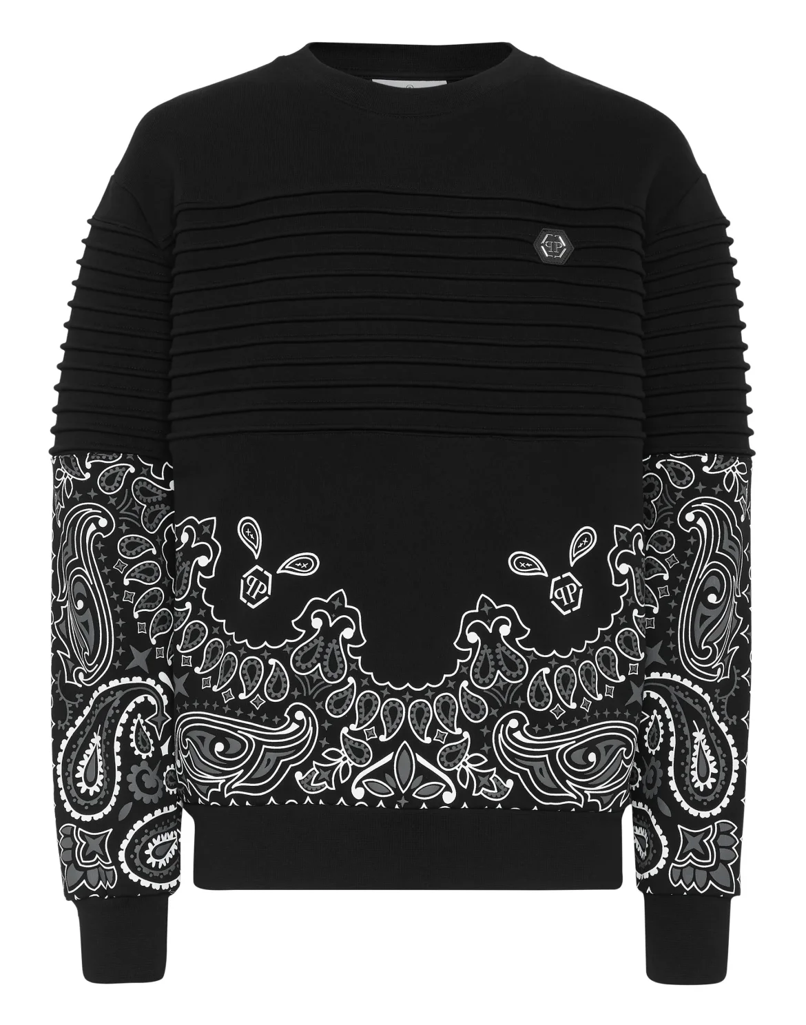 Sweatshirt LS Paisley Bandana, цвет: Черный