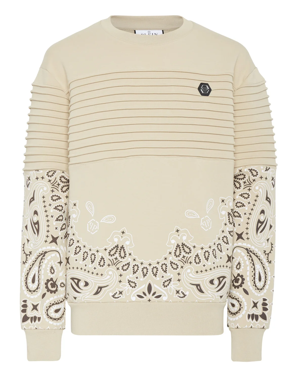 Sweatshirt LS Paisley Bandana, цвет: Бежевый