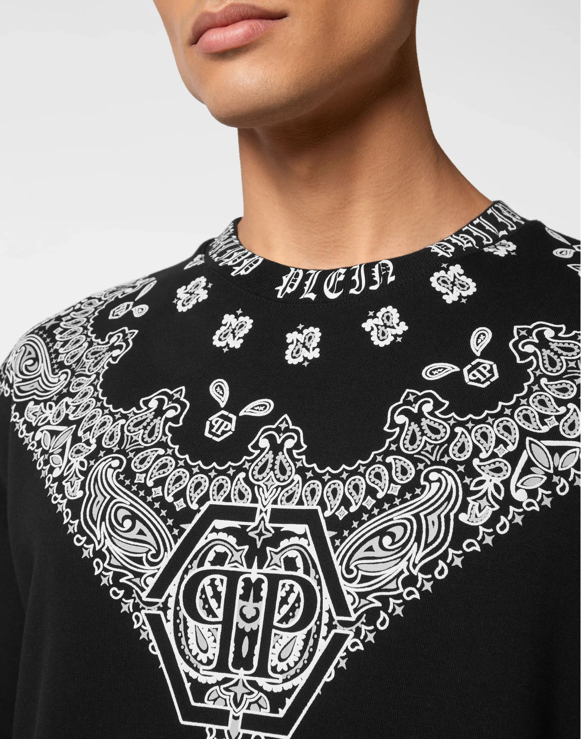 Sweatshirt LS Paisley Bandana, цвет: Черный
