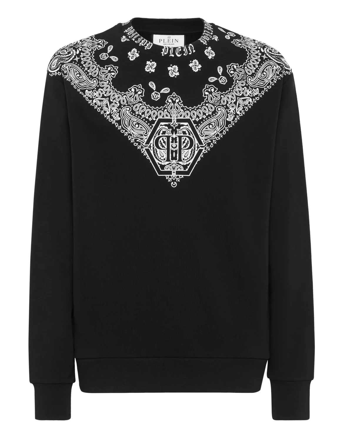 Sweatshirt LS Paisley Bandana, цвет: Черный