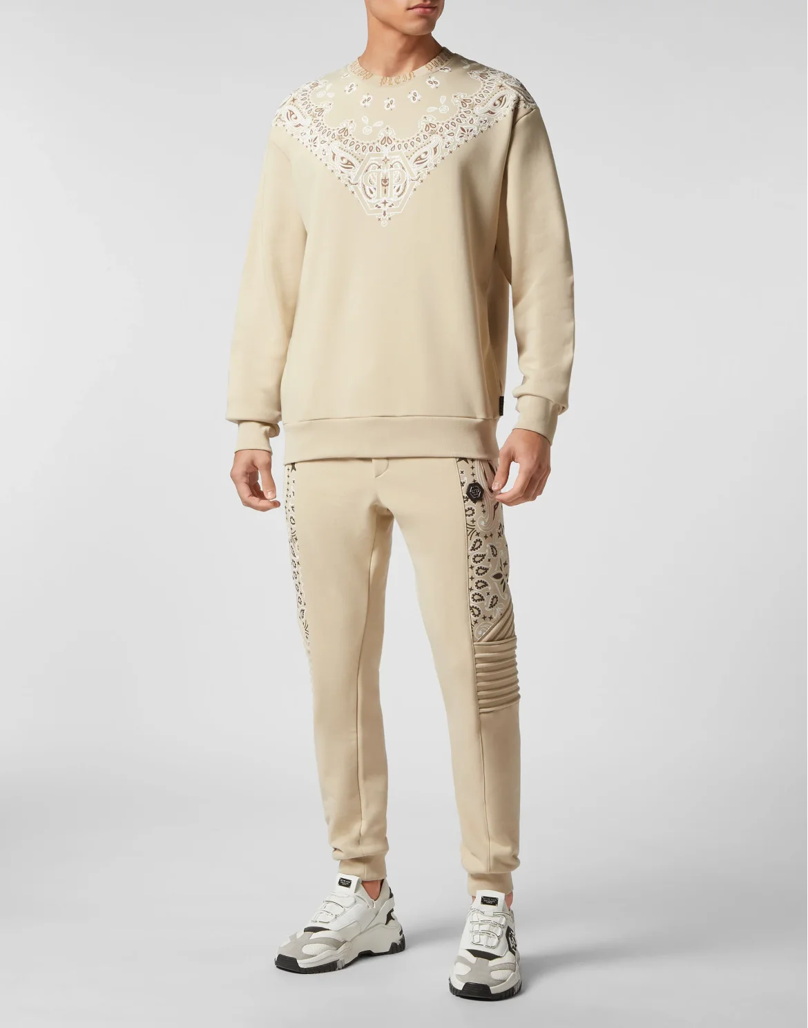 Sweatshirt LS Paisley Bandana, цвет: Бежевый