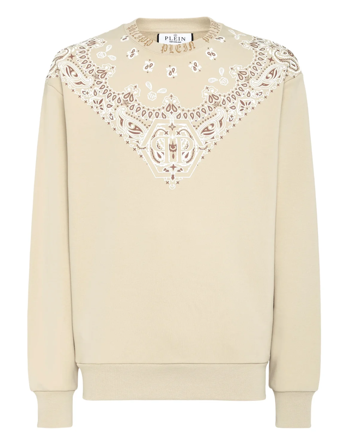 Sweatshirt LS Paisley Bandana, цвет: Бежевый
