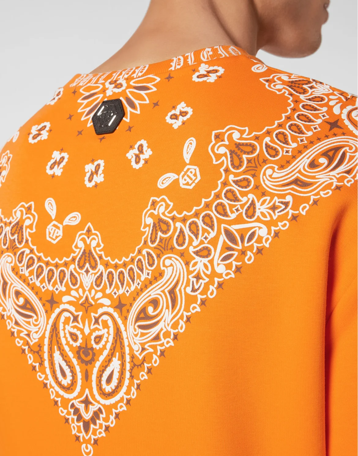 Sweatshirt LS Paisley Bandana, цвет: Оранжевый