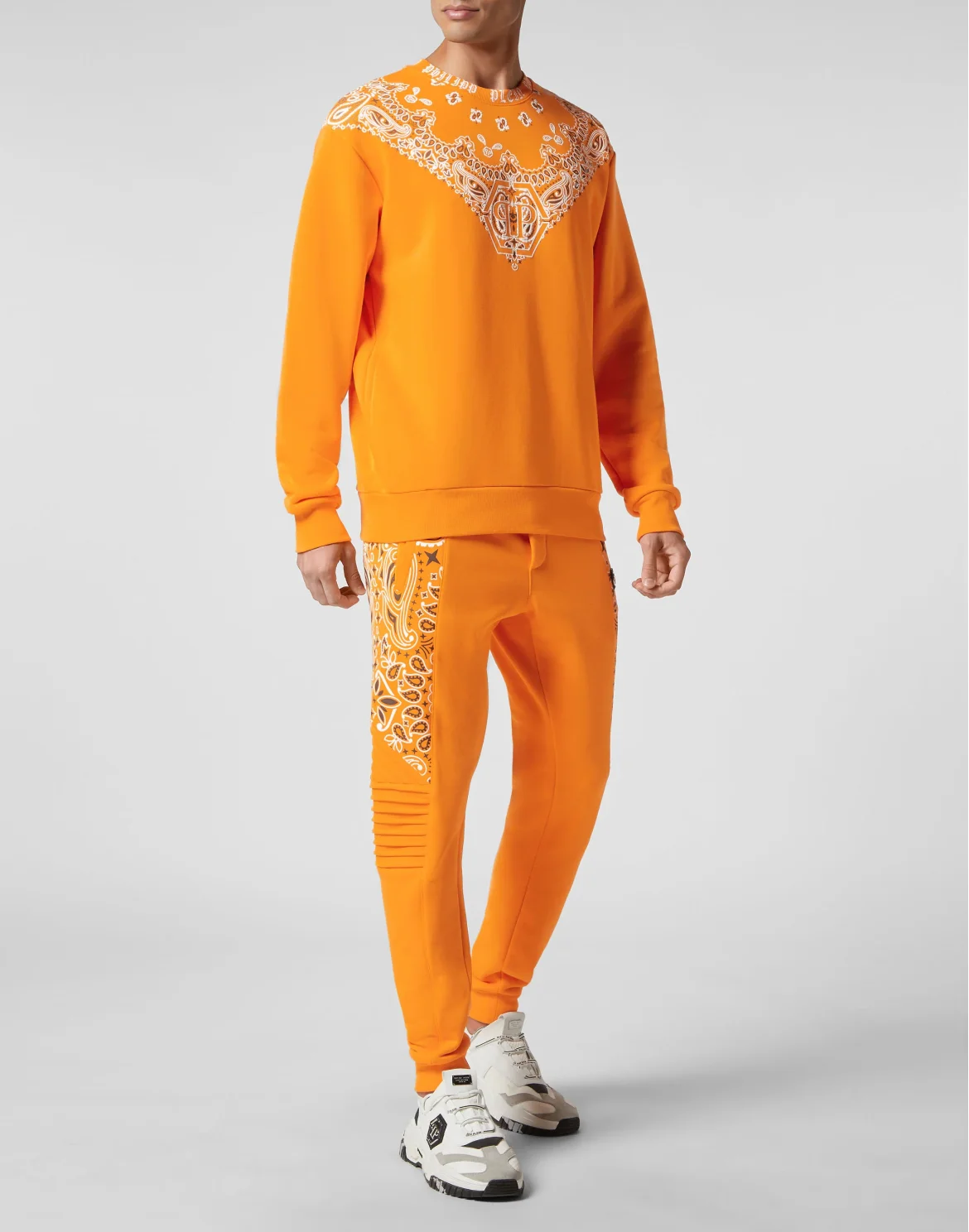 Sweatshirt LS Paisley Bandana, цвет: Оранжевый