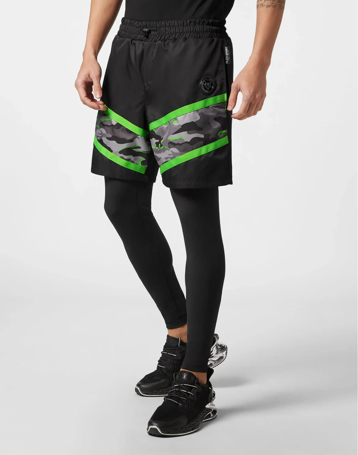Running Pants Neon Amazon Edition (Camouflage), цвет: Черный