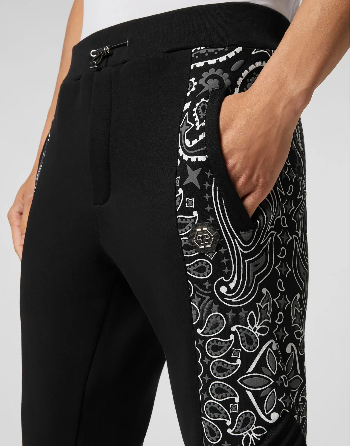 Jogging Trousers Paisley Bandana, цвет: Черный