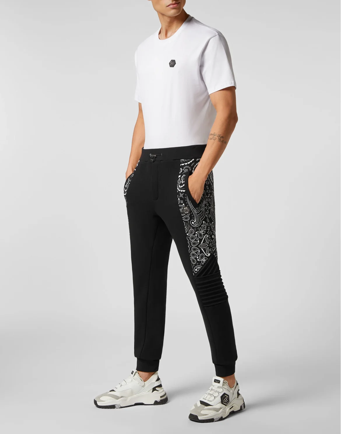 Jogging Trousers Paisley Bandana, цвет: Черный