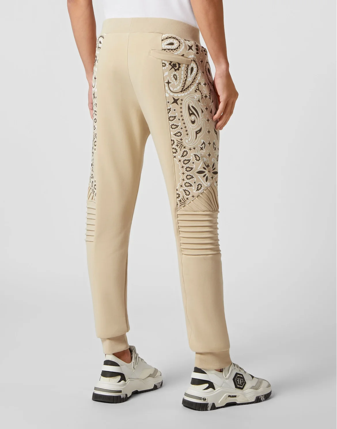 Jogging Trousers Paisley Bandana, цвет: Бежевый