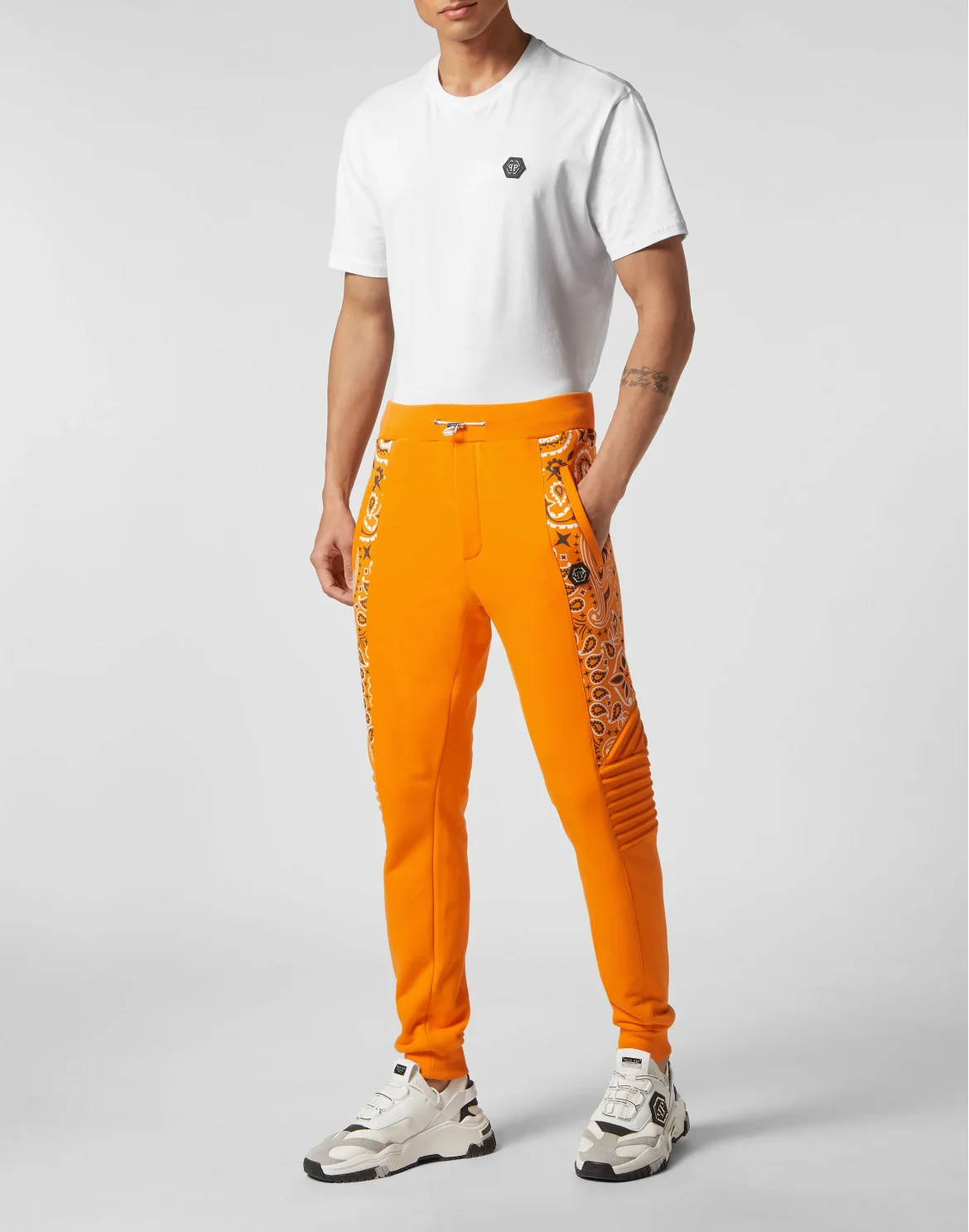 Jogging Trousers Paisley Bandana, цвет: Оранжевый