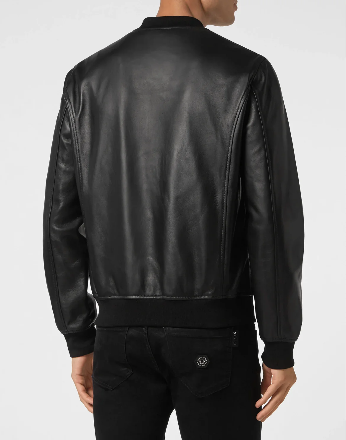 Leather Bomber Billy Jacket, цвет: Черный