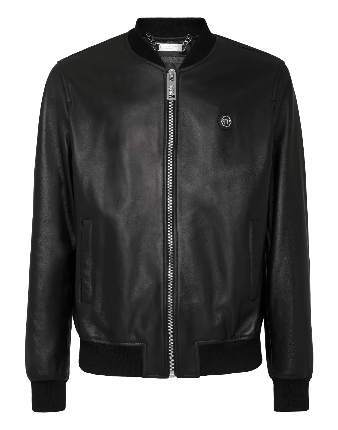 Leather Bomber Billy Jacket, цвет: Черный