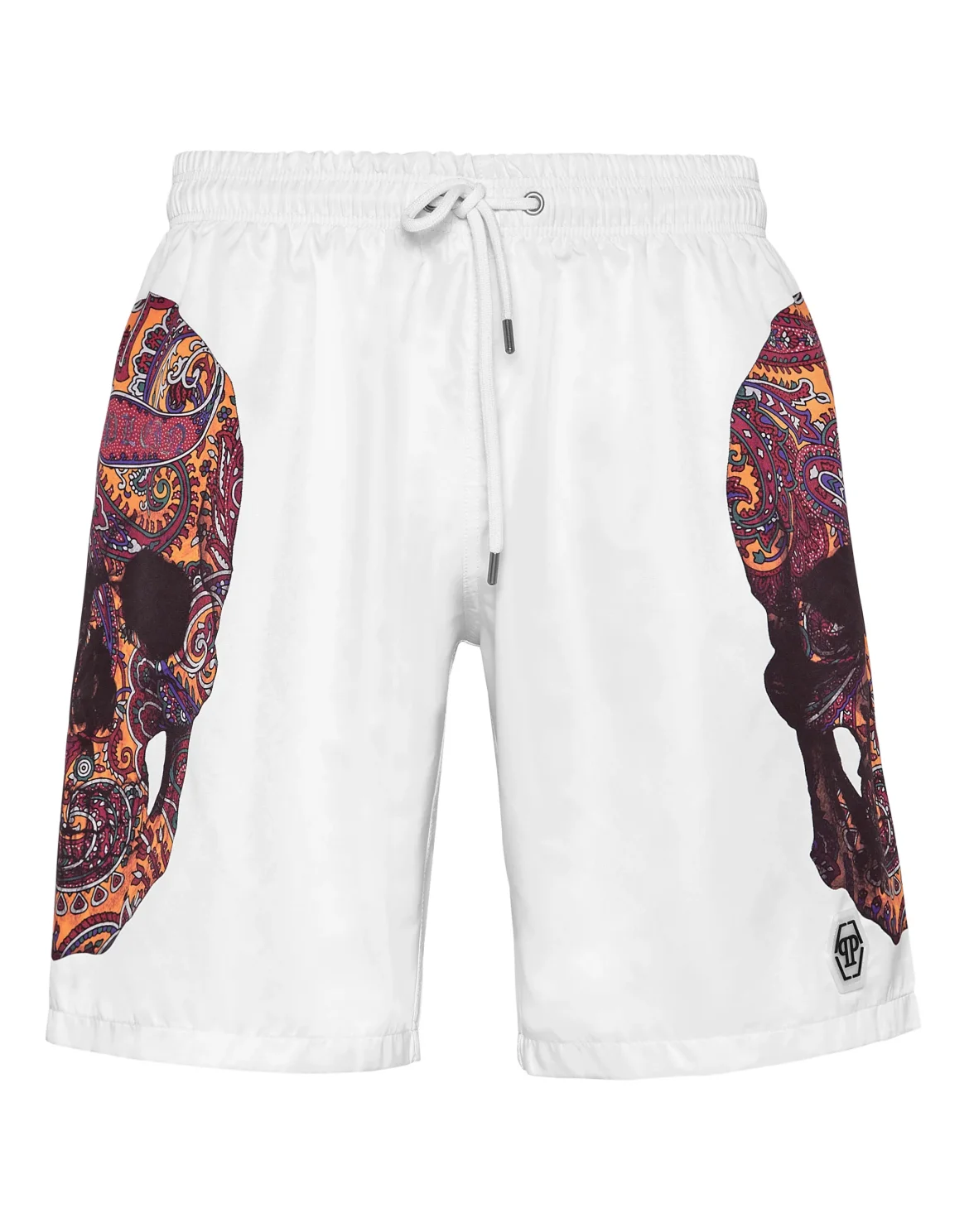 Swimwear Boxer Paisley Skull, цвет: Белый