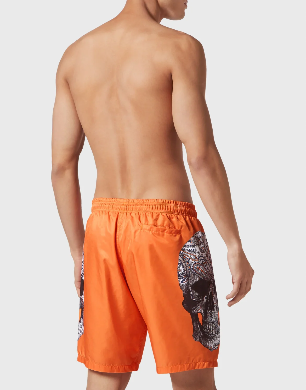 Swimwear Boxer Paisley Skull, цвет: Оранжевый