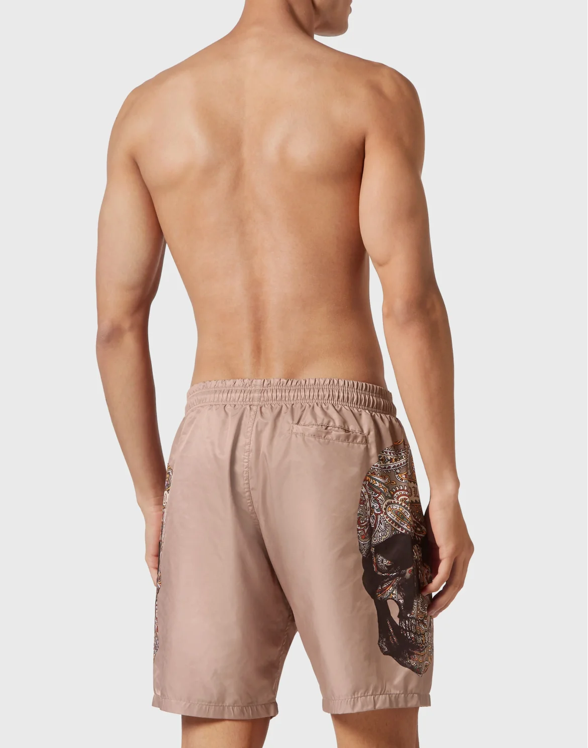 Swimwear Boxer Paisley Skull, цвет: Коричневый