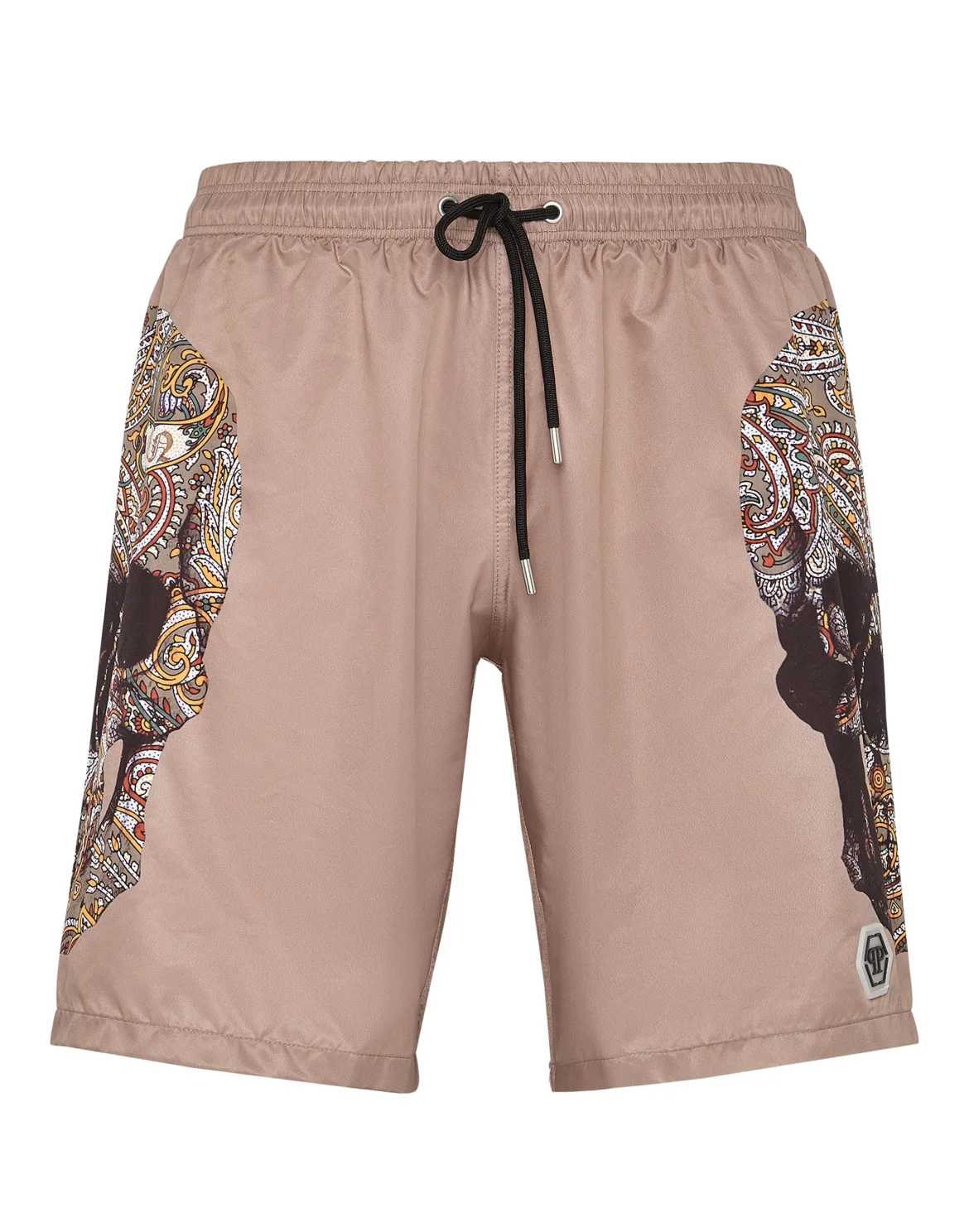Swimwear Boxer Paisley Skull, цвет: Коричневый