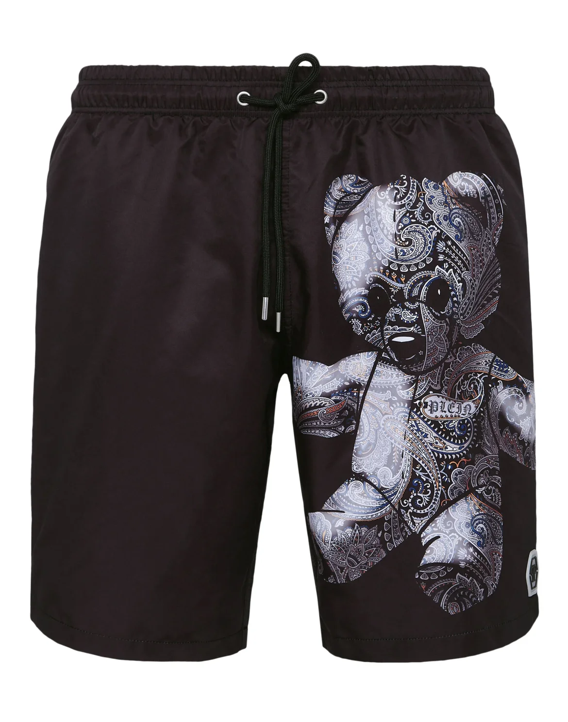 Swimwear Boxer Paisley Teddy Bear, цвет: Черный