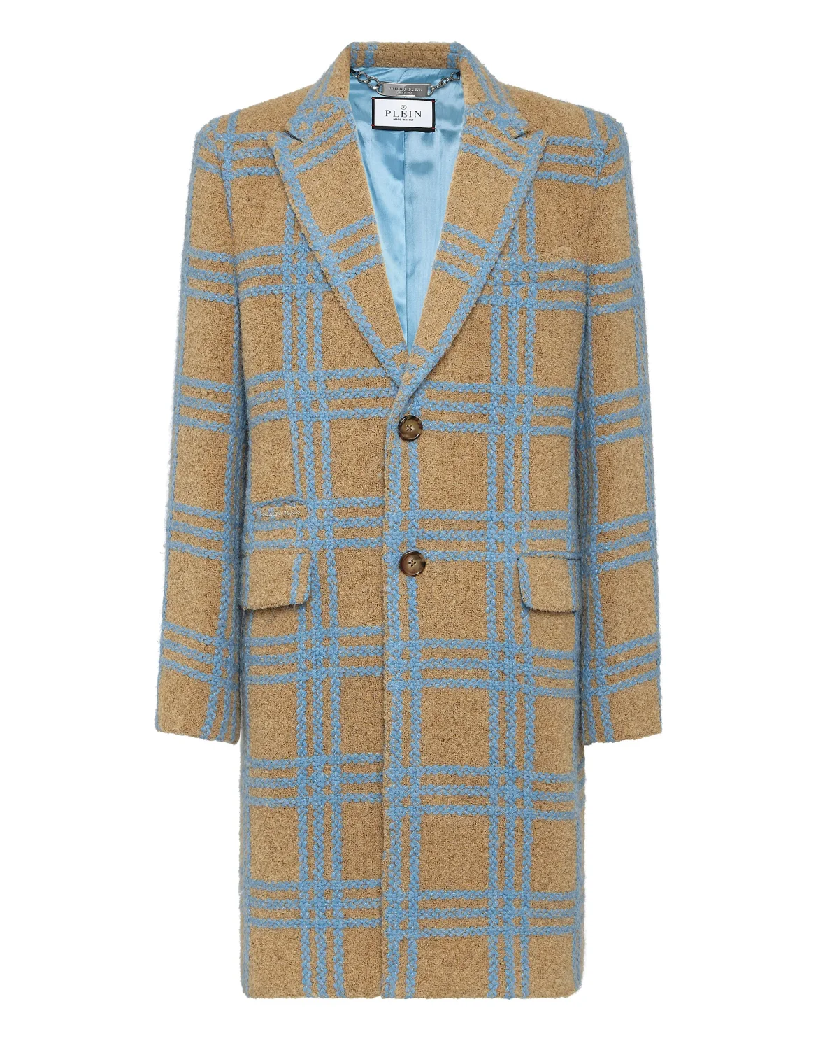 Alpaca Wool Long Coat, цвет: Бежевый