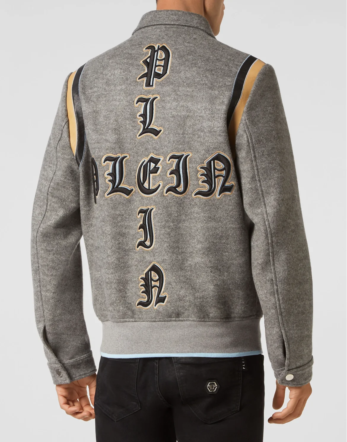 Wool Bomber Gothic Plein, цвет: Серый