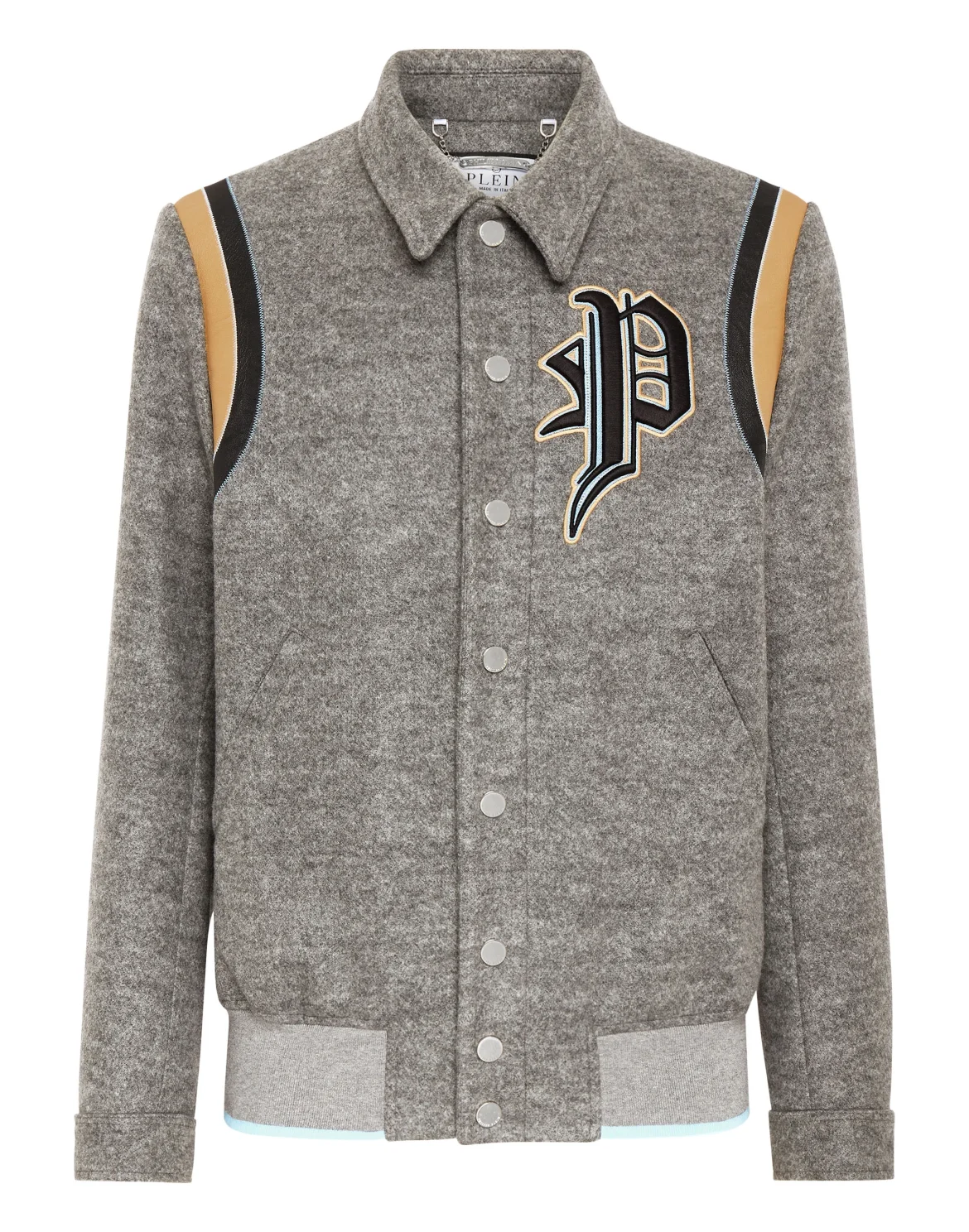 Wool Bomber Gothic Plein, цвет: Серый