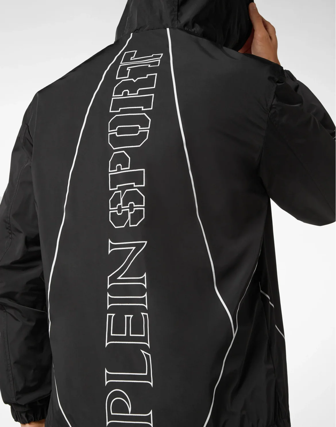 Nylon Windbreaker Tiger Court Edition, цвет: Черный