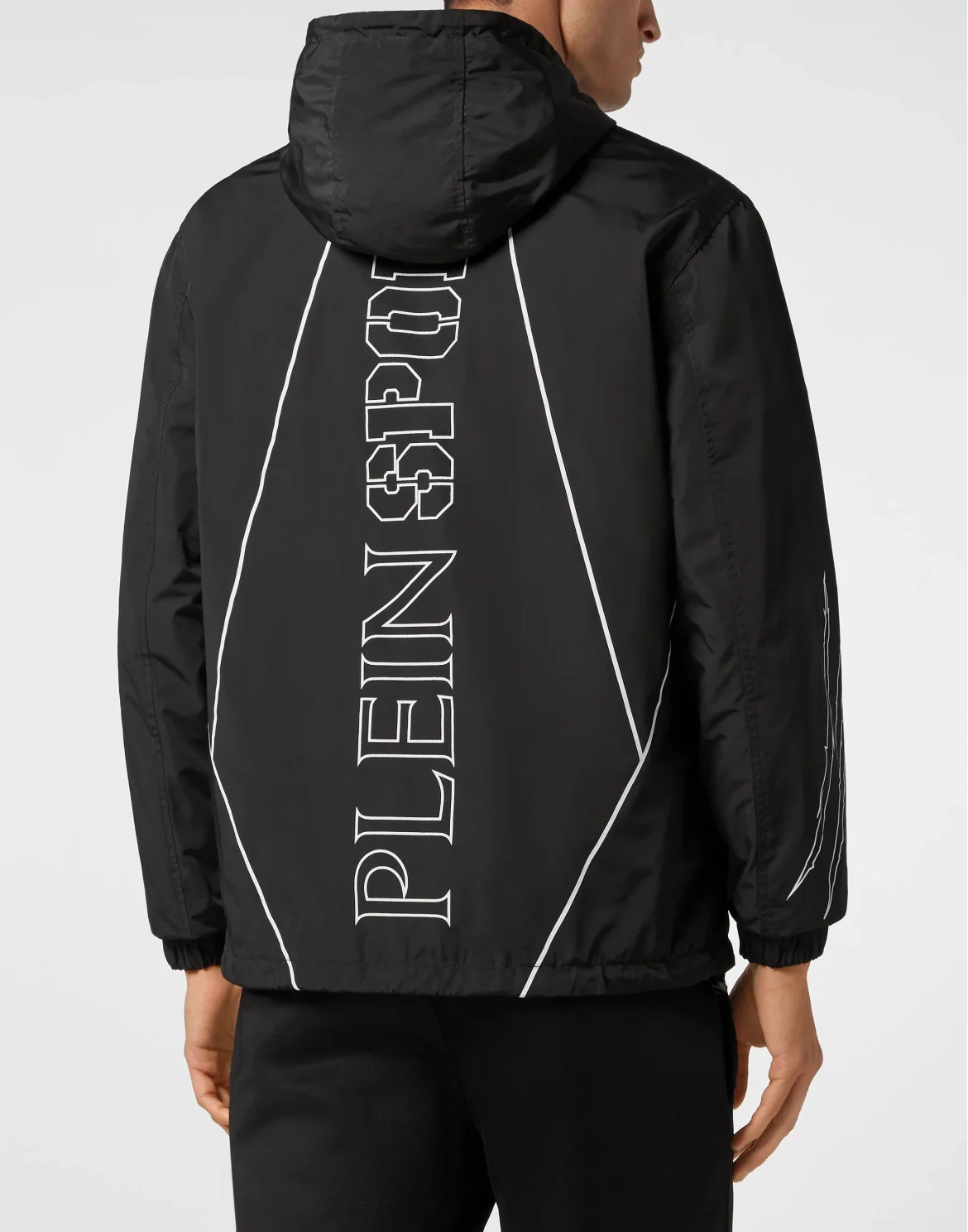 Nylon Windbreaker Tiger Court Edition, цвет: Черный