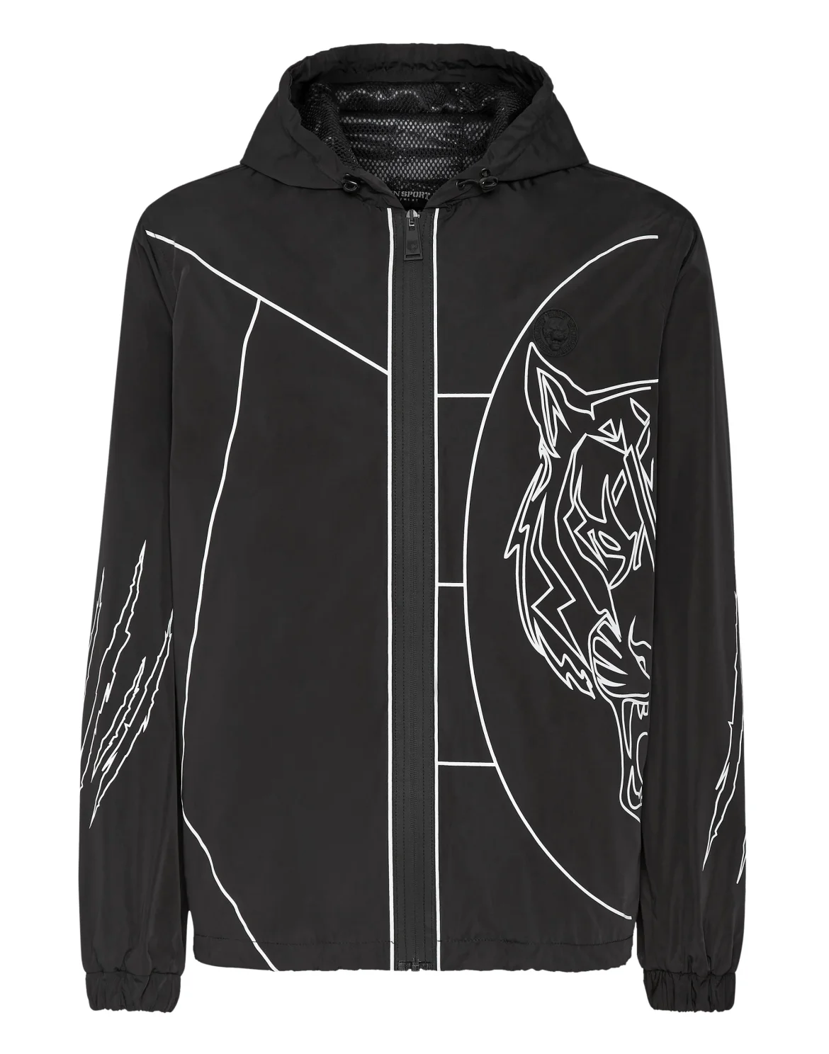 Nylon Windbreaker Tiger Court Edition, цвет: Черный