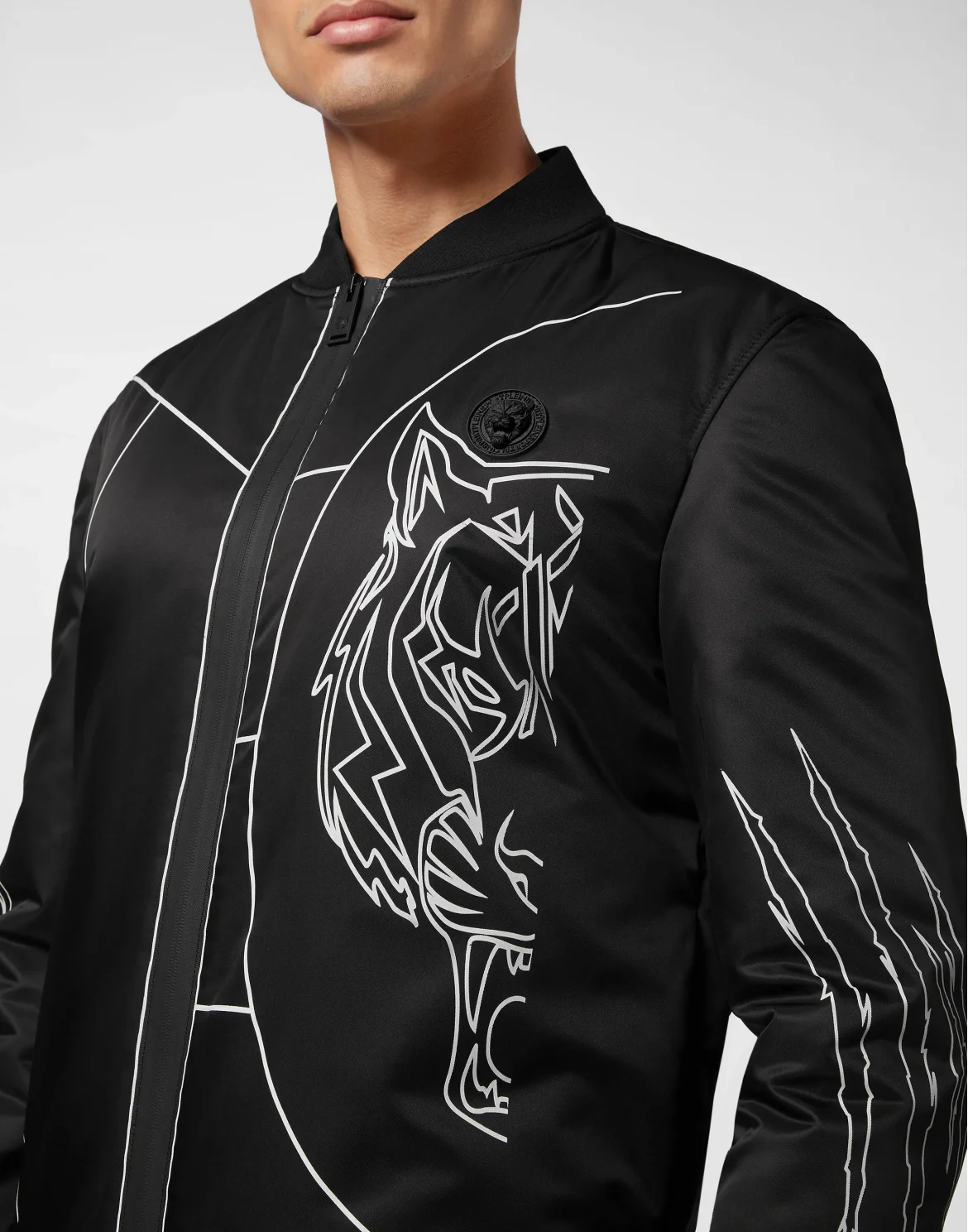 Nylon Bomber Tiger Court Edition, цвет: Черный