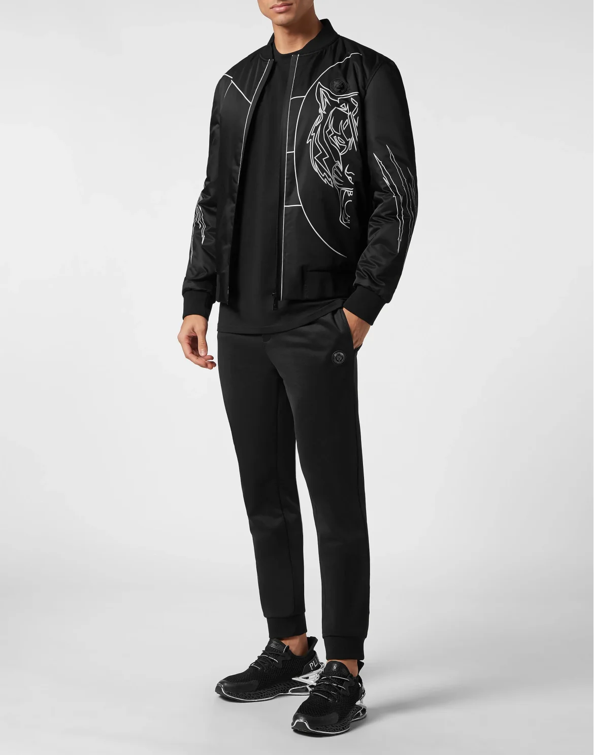 Nylon Bomber Tiger Court Edition, цвет: Черный