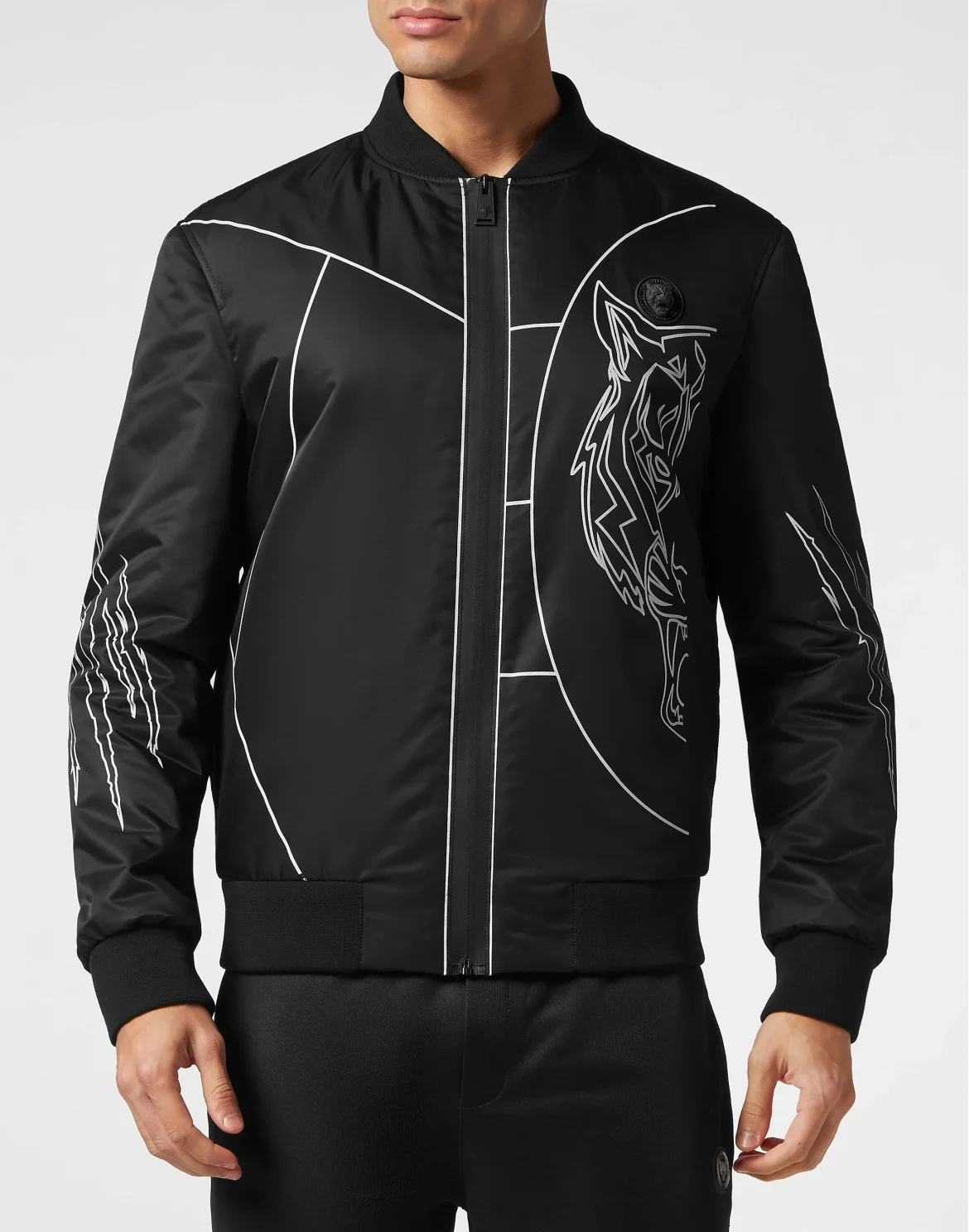 Nylon Bomber Tiger Court Edition, цвет: Черный