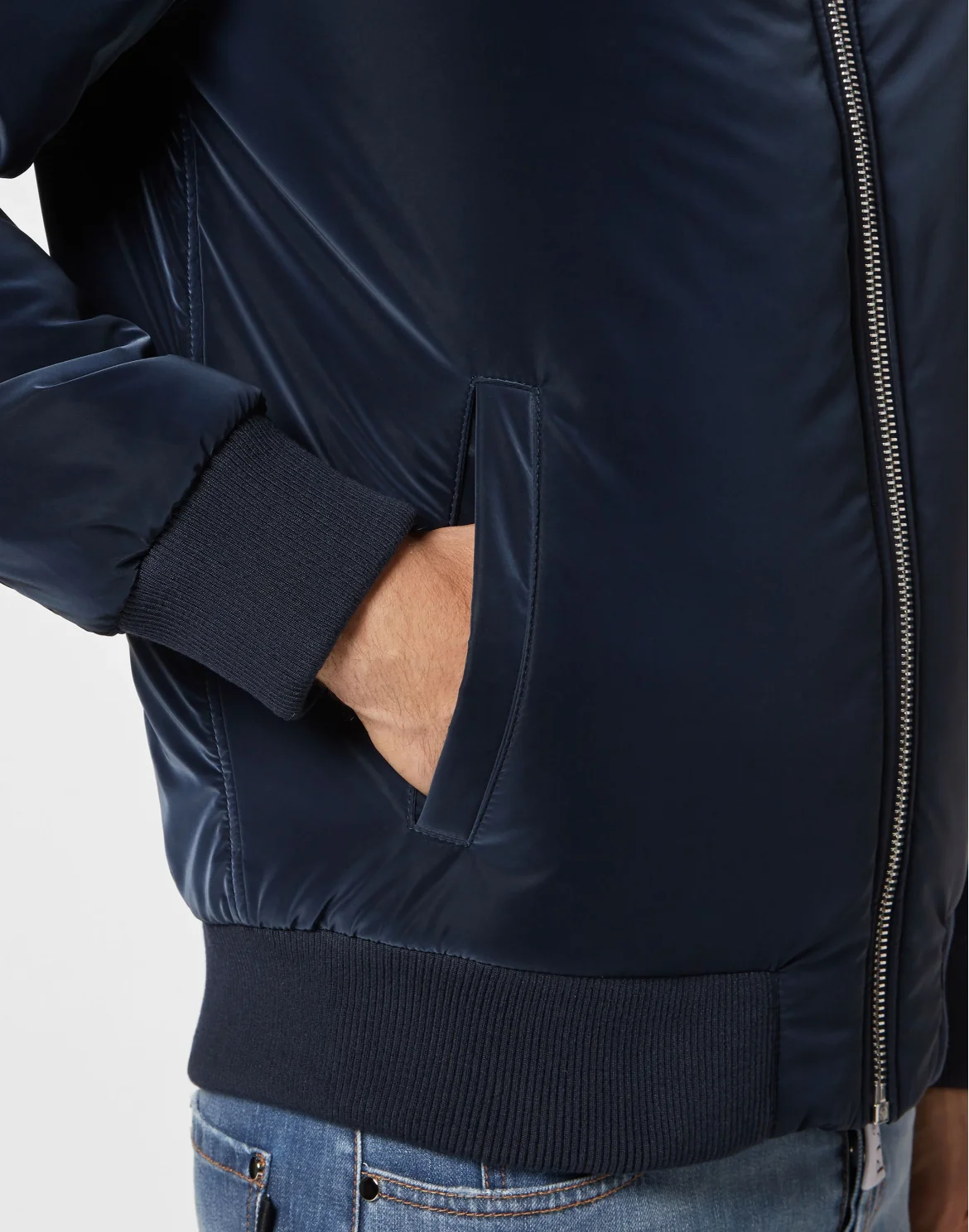 Nylon Bomber, цвет: Синий