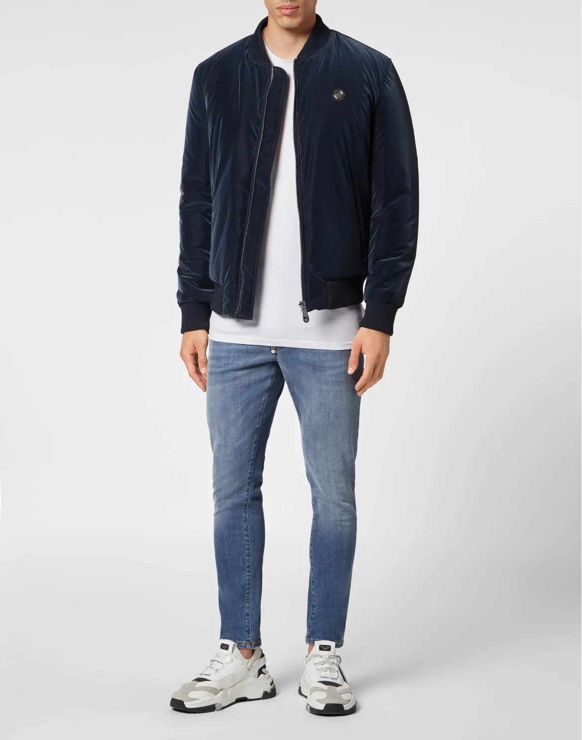 Nylon Bomber, цвет: Синий