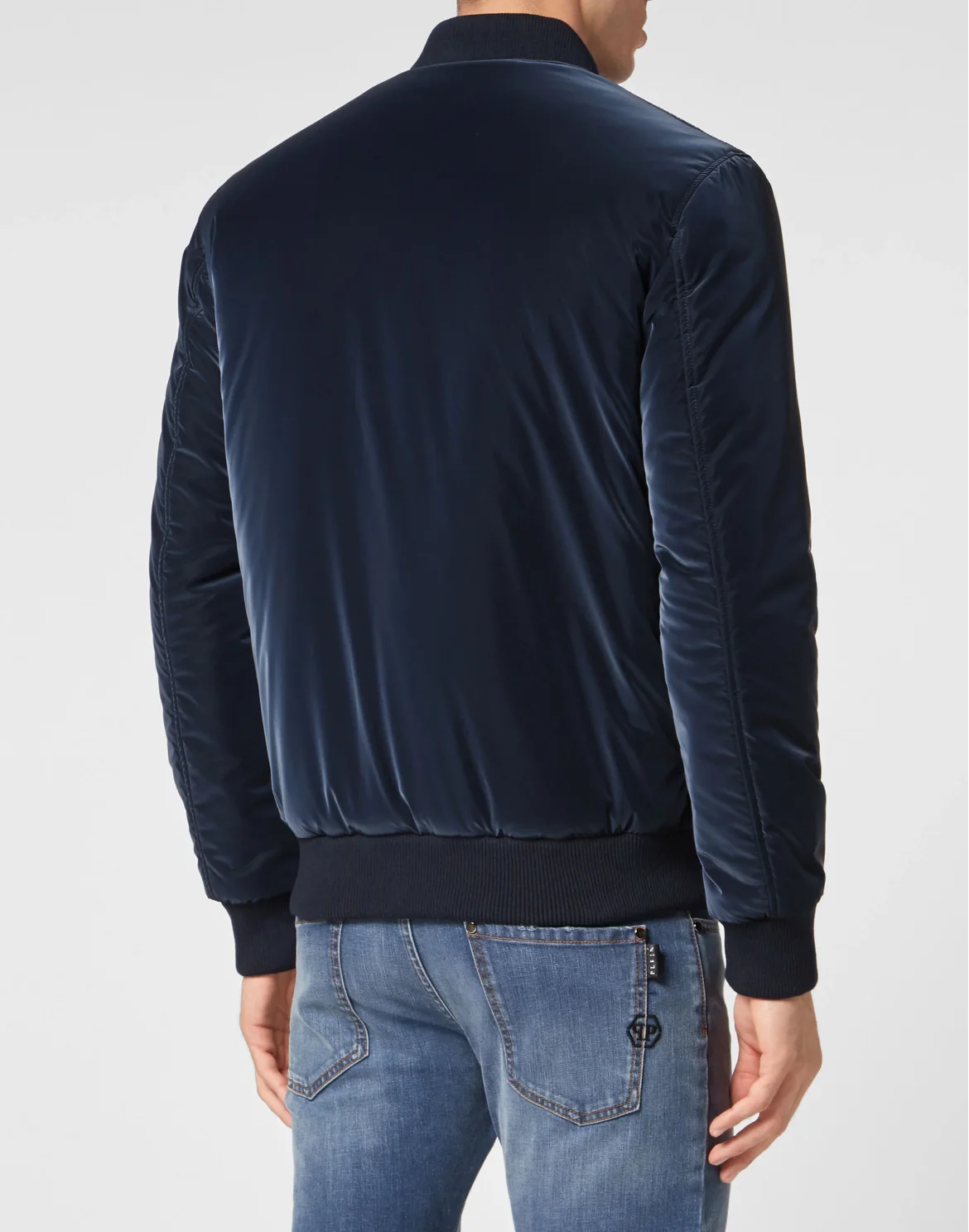 Nylon Bomber, цвет: Синий