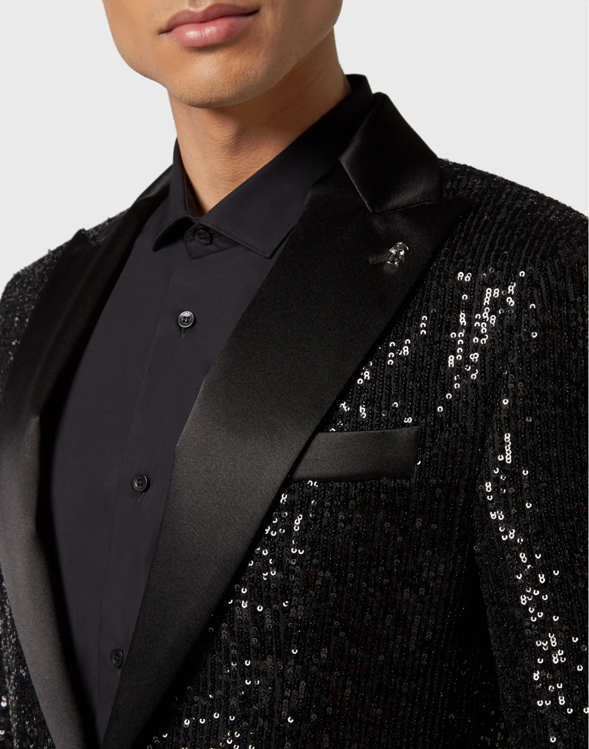 Paillettes Blazer Lord fit, цвет: Черный