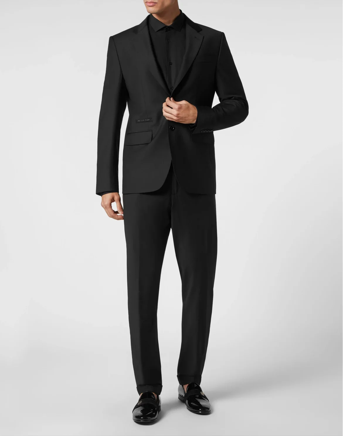 Light Wool Suit: Blazer/Trousers, цвет: Черный