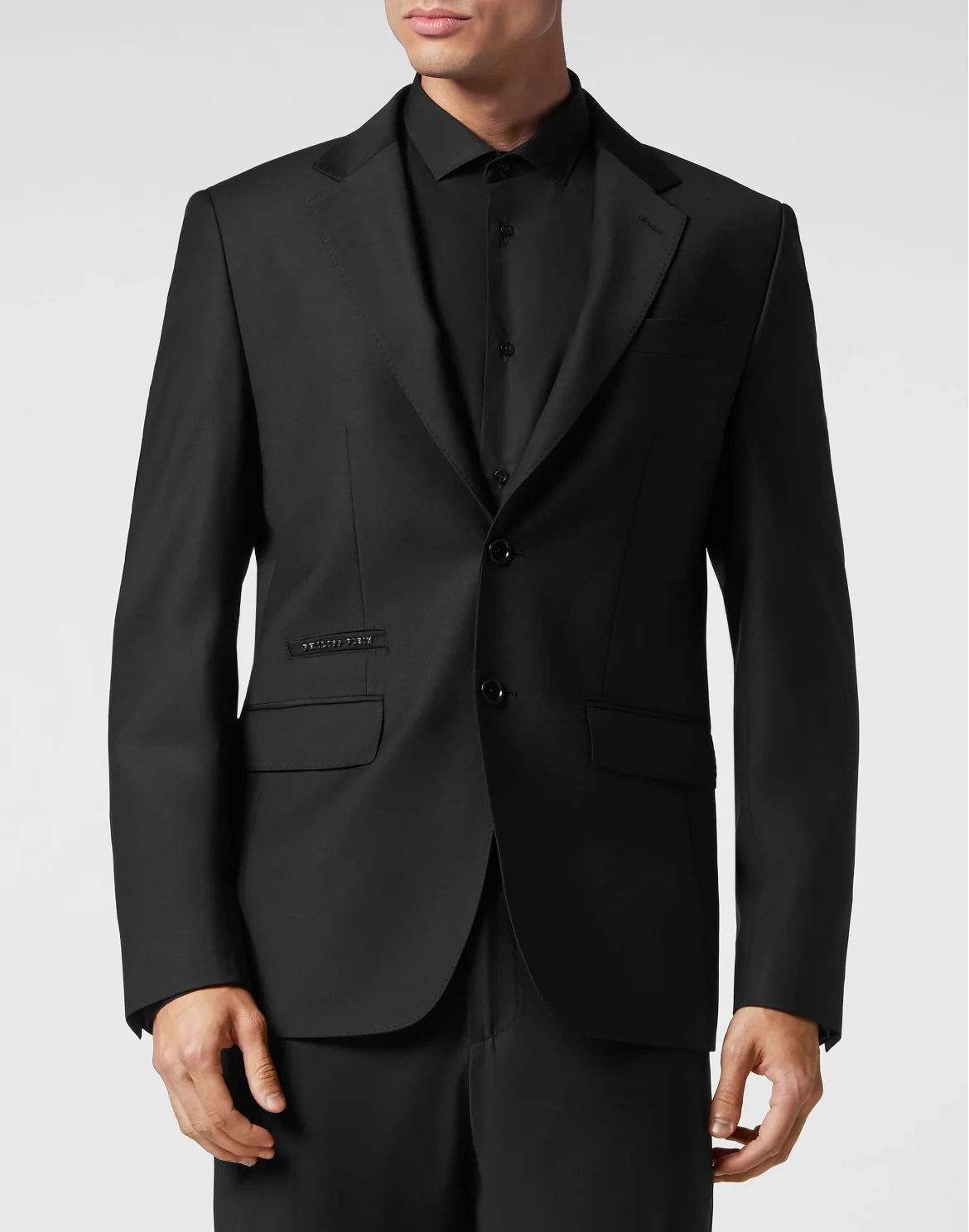 Light Wool Suit: Blazer/Trousers, цвет: Черный