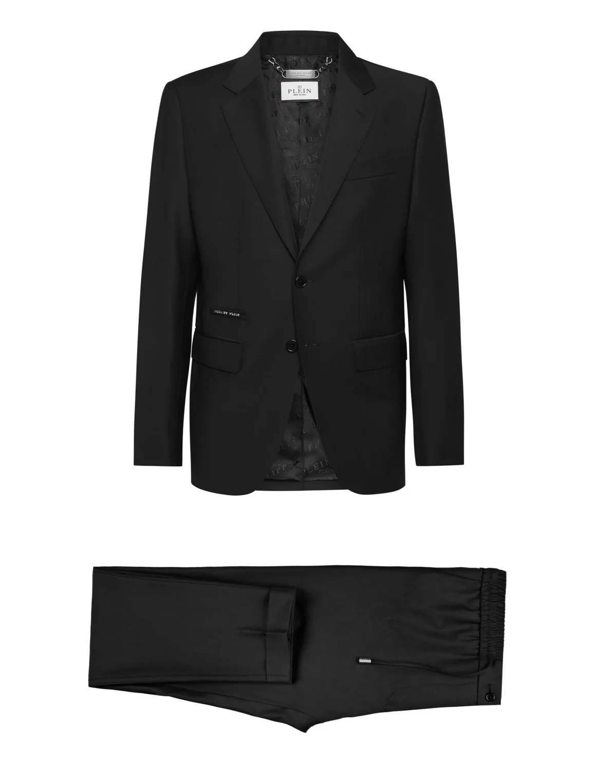Light Wool Suit: Blazer/Trousers, цвет: Черный