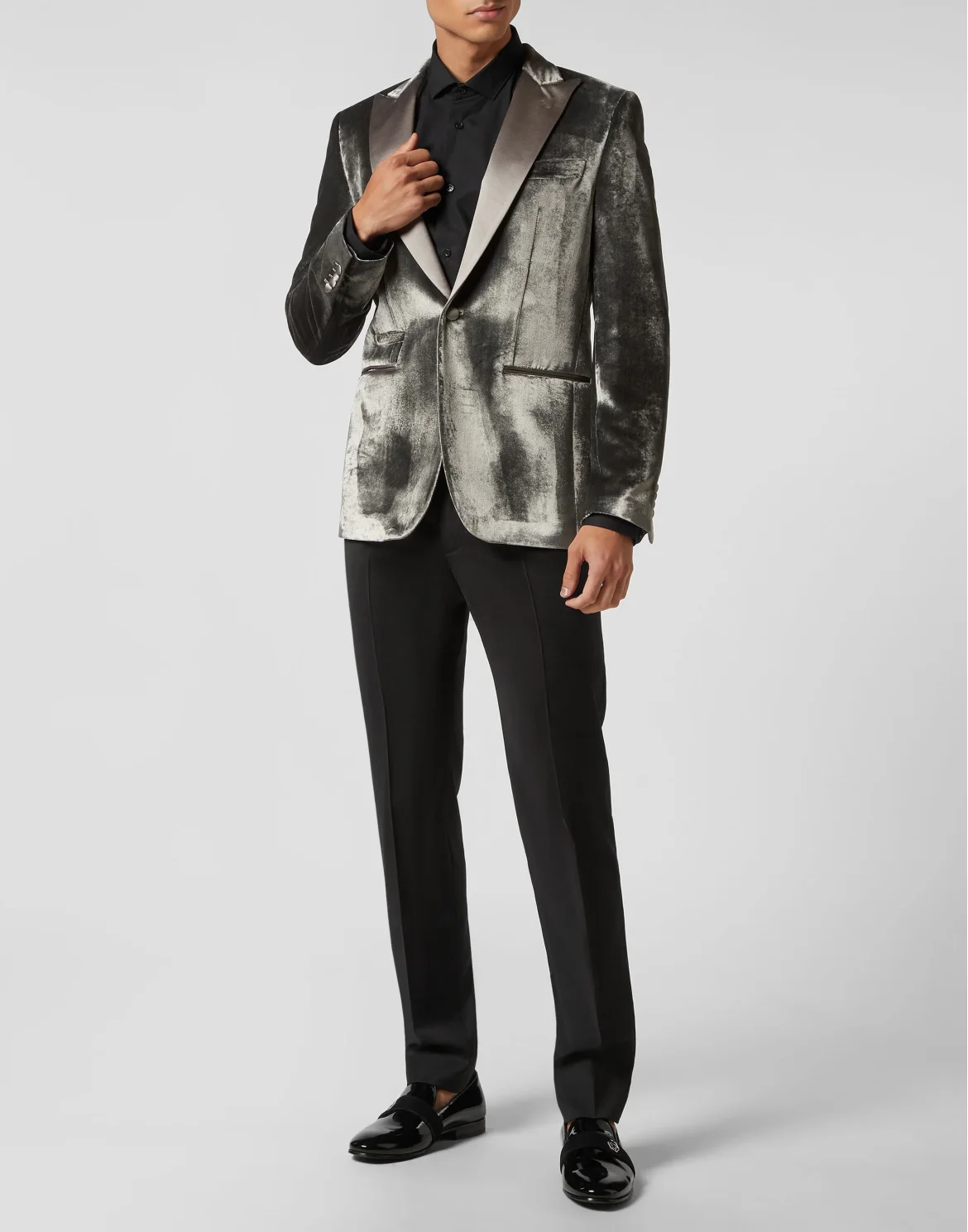 Velvet Blazer, цвет: Серый