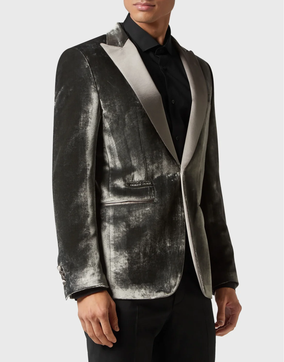 Velvet Blazer, цвет: Серый