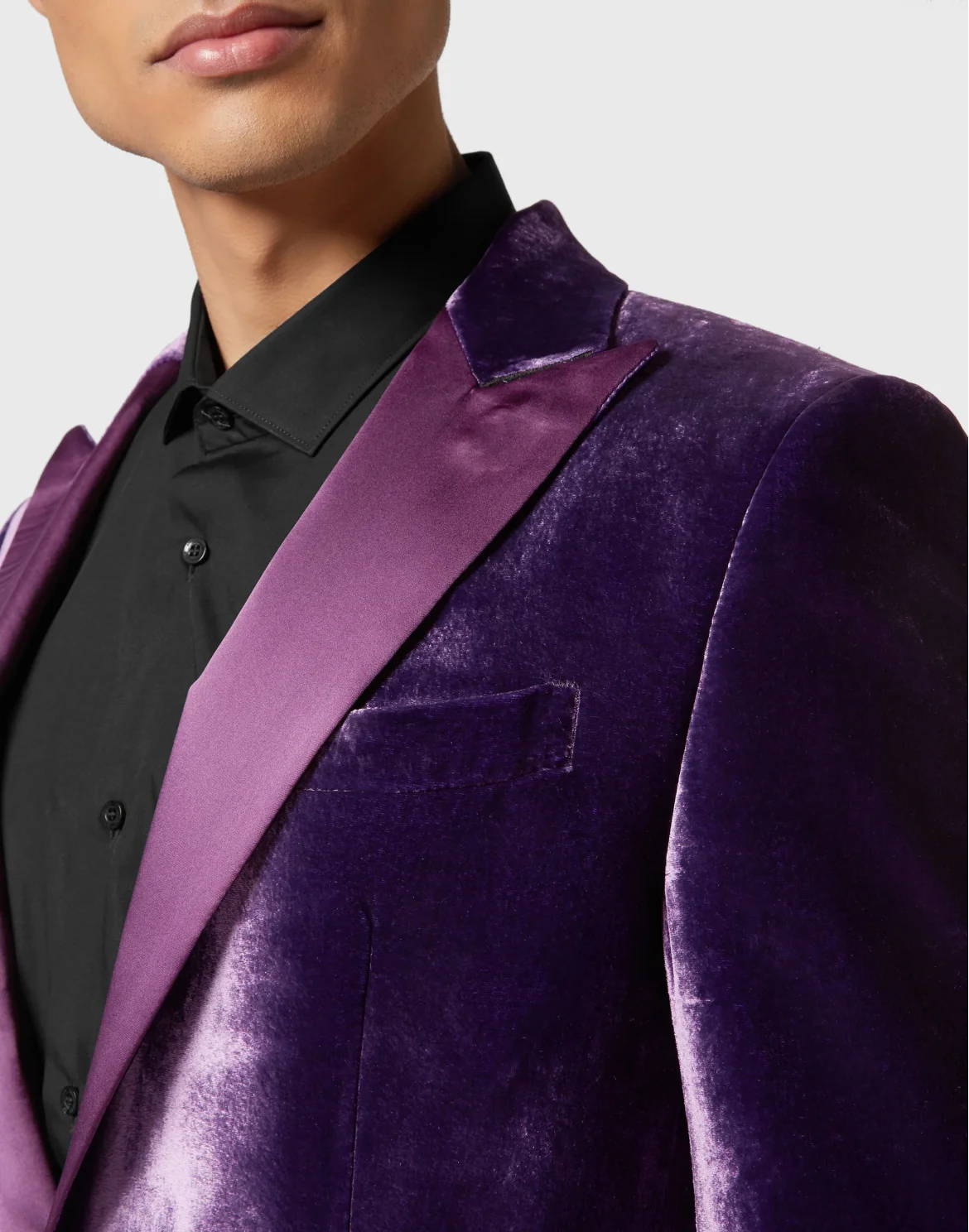 Velvet Blazer, цвет: Фиолетовый