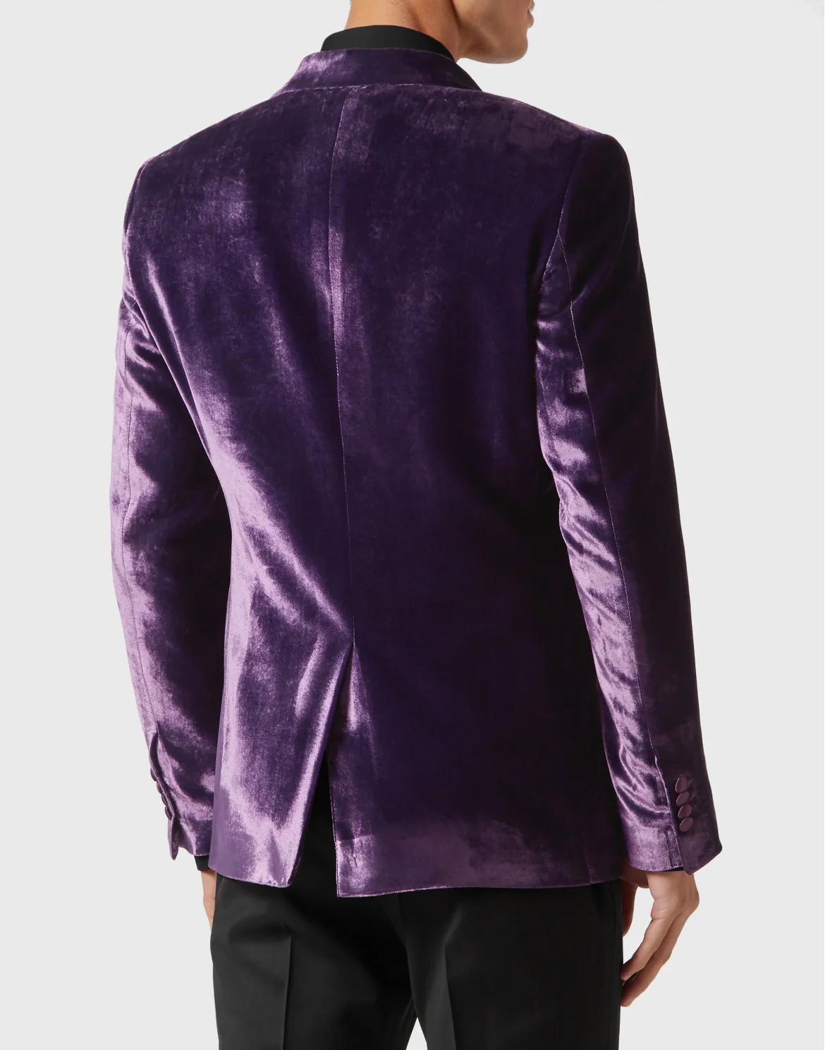 Velvet Blazer, цвет: Фиолетовый