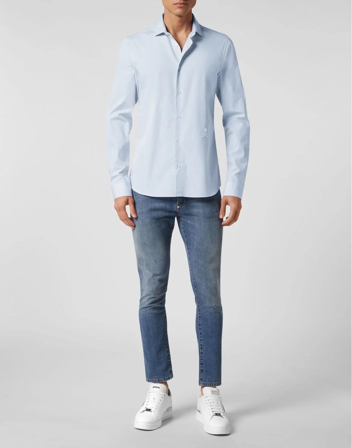 Shirt Sugar Daddy Cut LS, цвет: Голубой