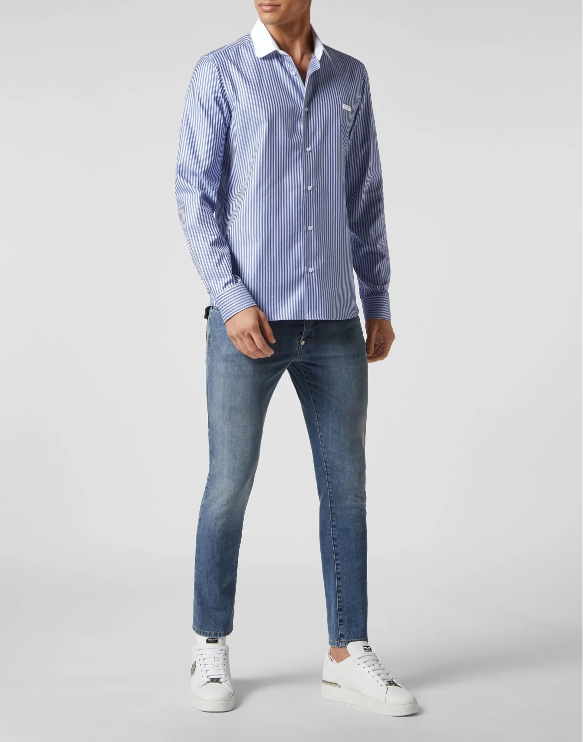 Shirt Sugar Daddy Cut LS Skull&Bones, цвет: Мультиколор