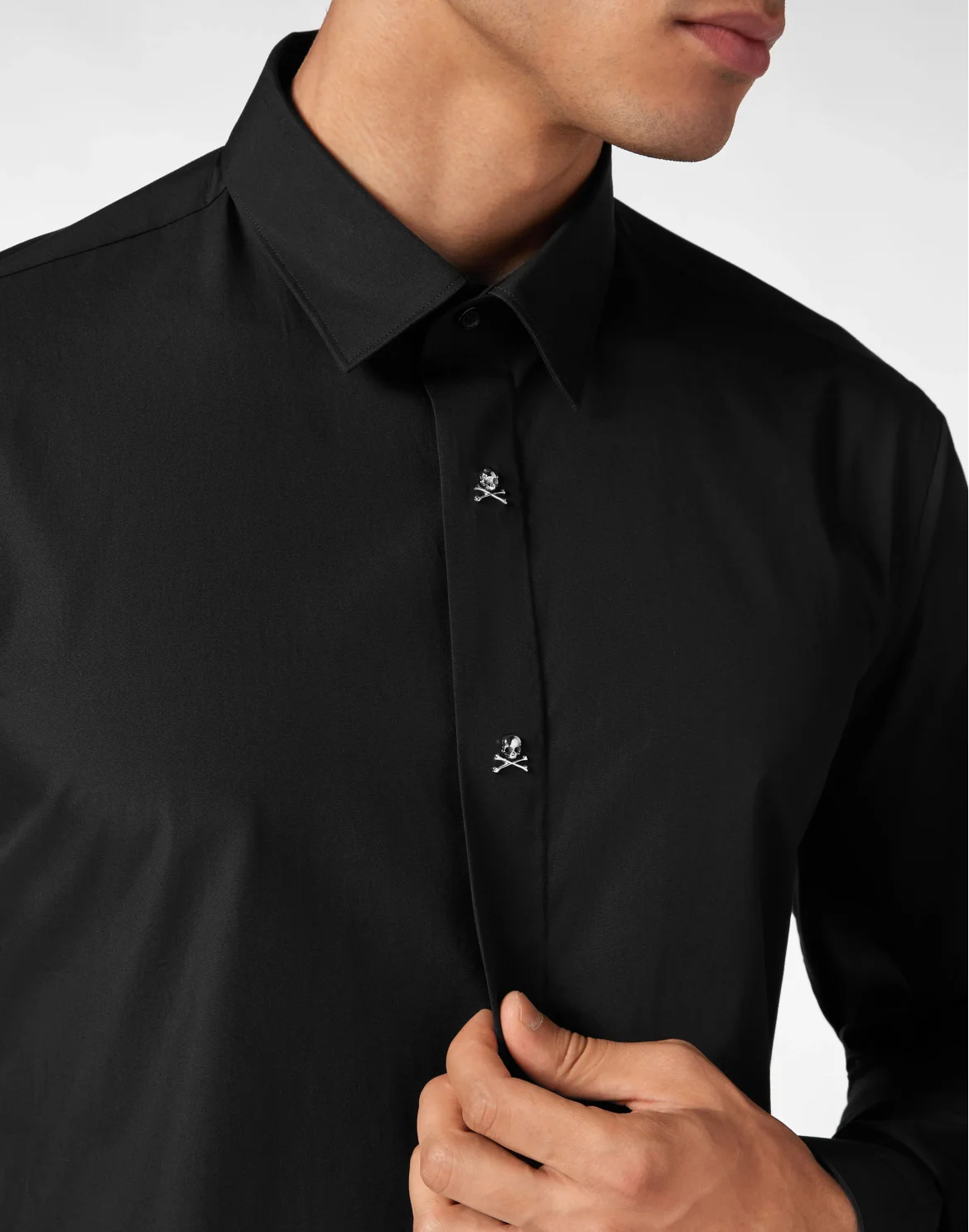 Shirt Playboy Cut LS, цвет: Черный