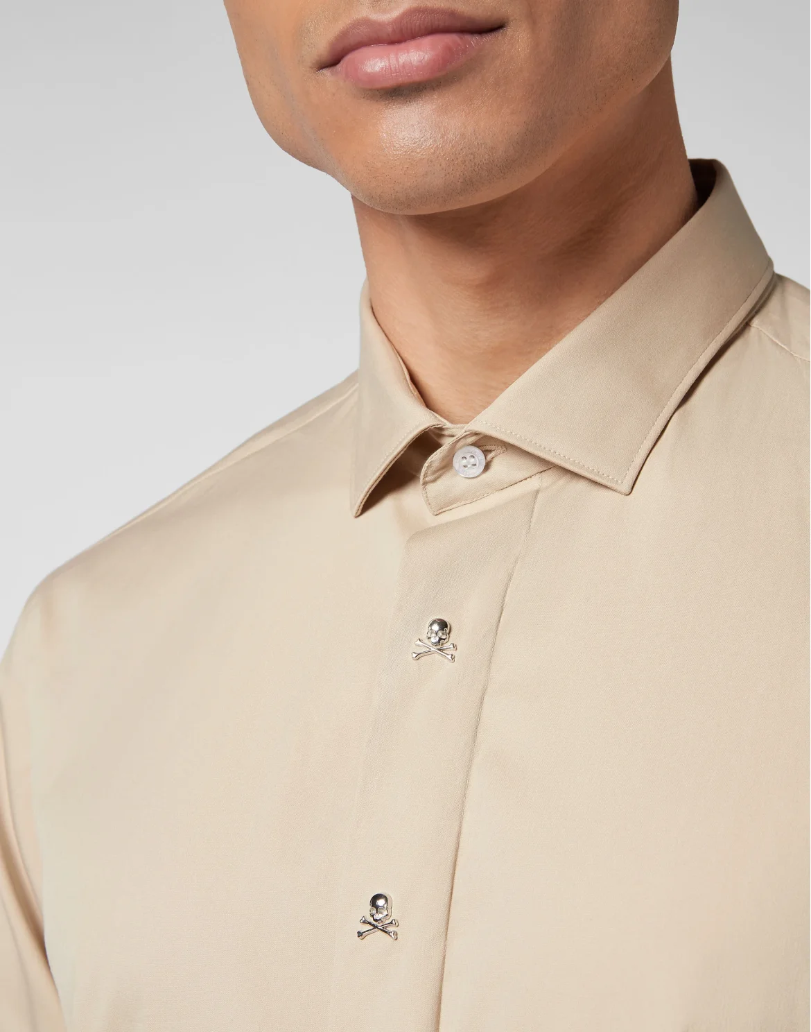 Shirt Playboy Cut LS, цвет: Бежевый