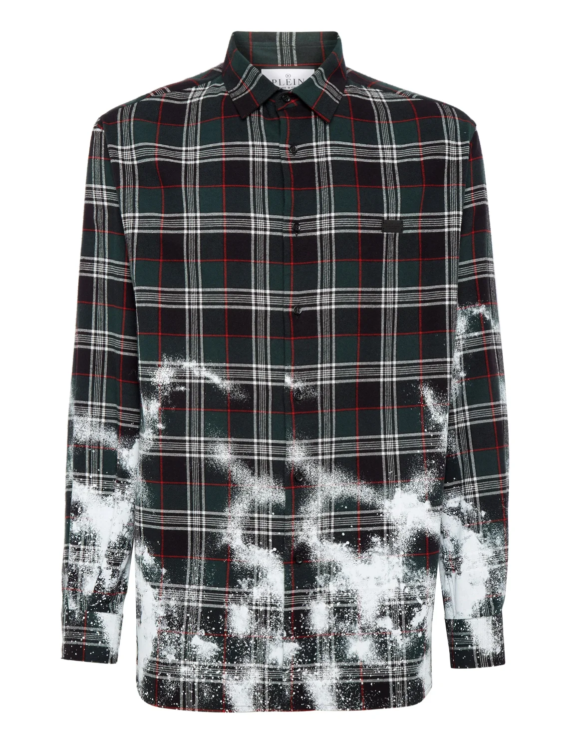 Tartan Dandy Oversized Shirt, цвет: Зеленый
