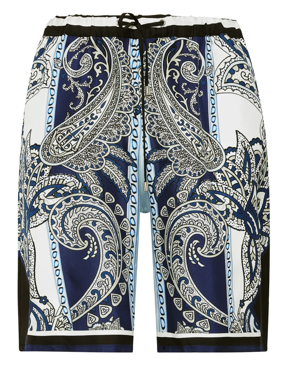 Silk Shorts Paisley Foulard, цвет: Голубой