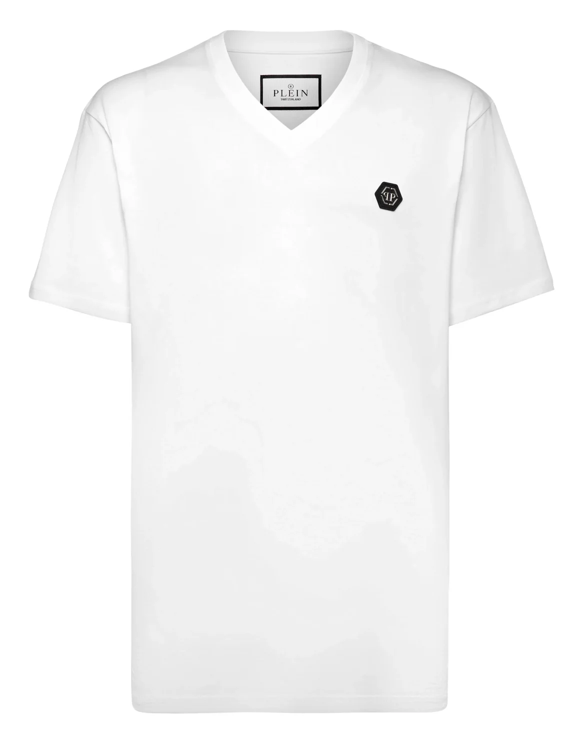 T-shirt V-Neck SS Iconic Plein, цвет: Белый