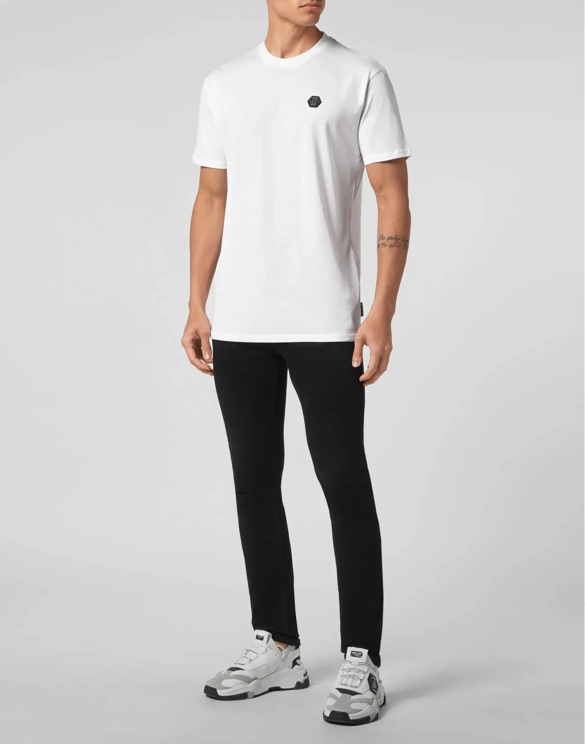 T-shirt Round Neck SS Hexagon, цвет: Белый