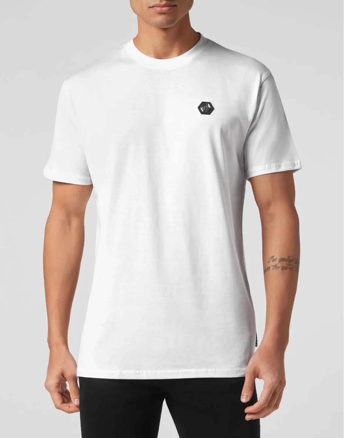 T-shirt Round Neck SS Hexagon, цвет: Белый