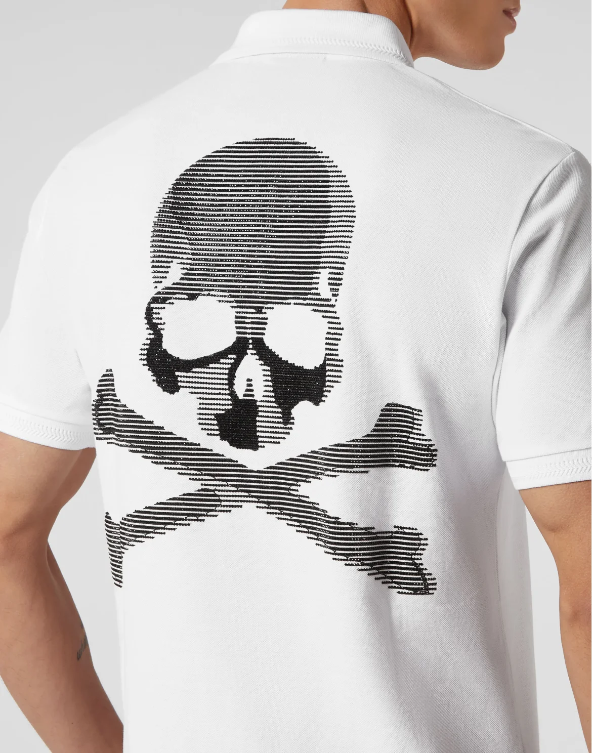 Slim Fit Polo shirt SS Skull&Bones, цвет: Белый